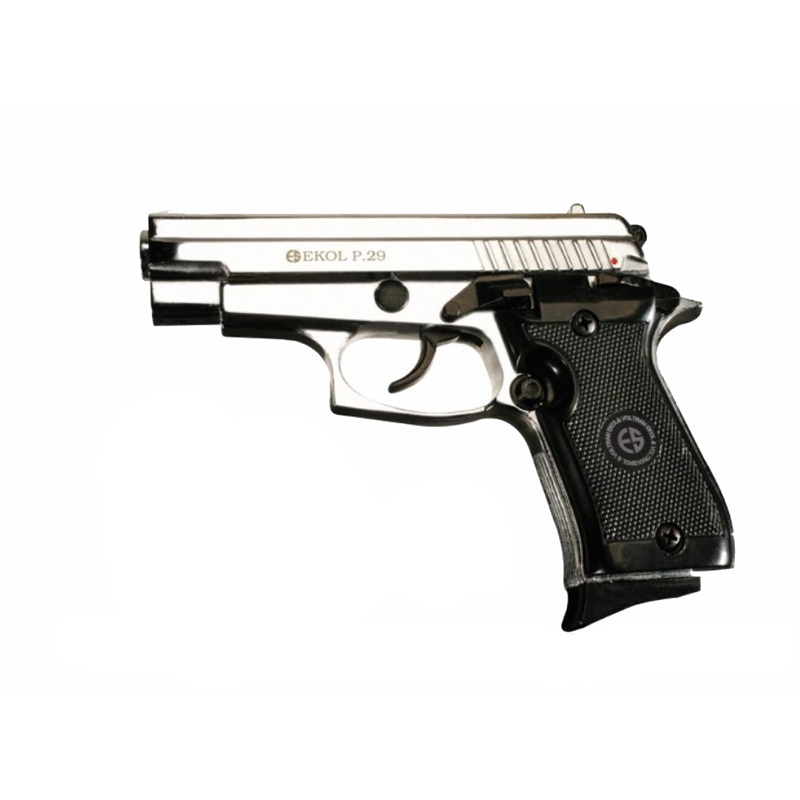 EKOL P29 NIKEL 9mm Πιστόλι αντίγραφο starter pistol-ισχυρού κρότου ...